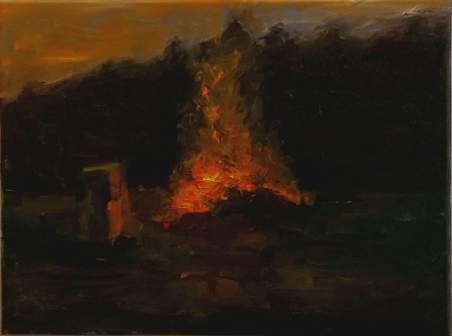Fuoco di notte